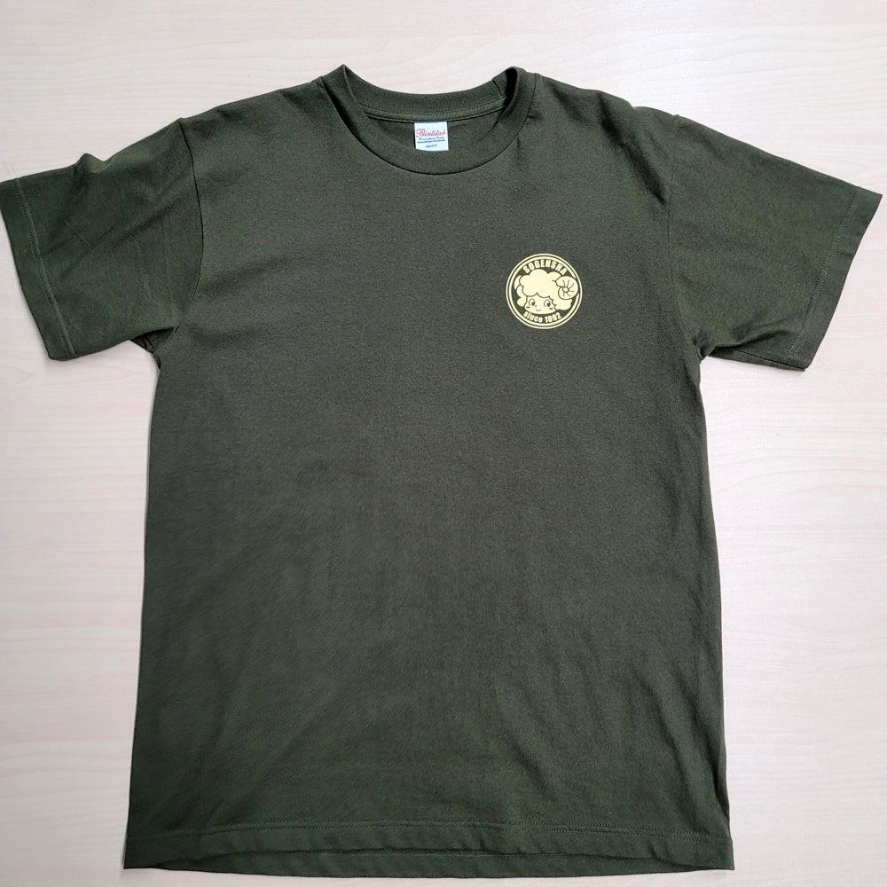 ひつジのソジー Tシャツ(Mサイズ・アーミーグリーン)